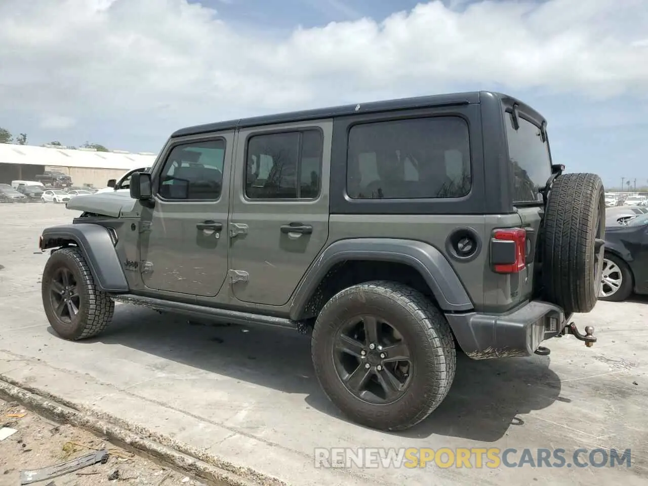 2 fotografías del automóvil dañado 1C4HJXDN1LW235278 JEEP WRANGLER 2020