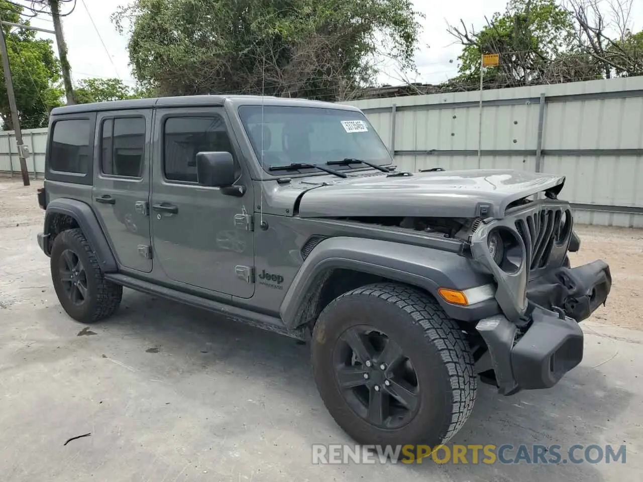 4 fotografías del automóvil dañado 1C4HJXDN1LW235278 JEEP WRANGLER 2020