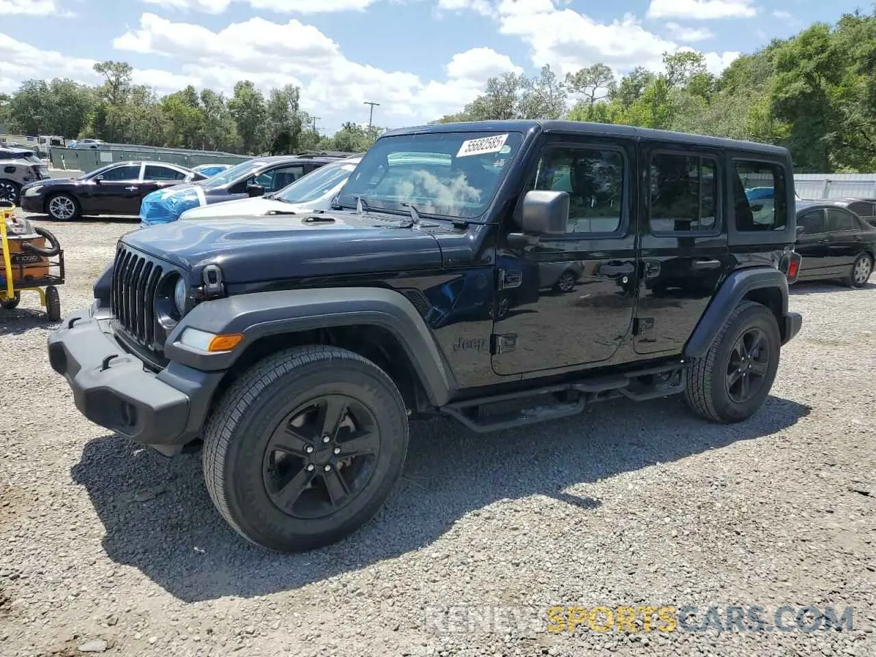 1 fotografías del automóvil dañado 1C4HJXDN2LW285896 JEEP WRANGLER 2020