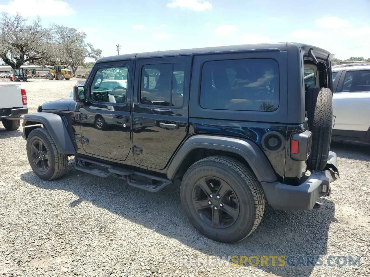 2 fotografías del automóvil dañado 1C4HJXDN2LW285896 JEEP WRANGLER 2020