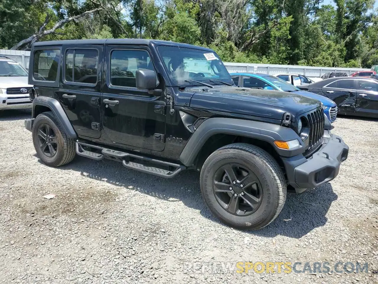 4 fotografías del automóvil dañado 1C4HJXDN2LW285896 JEEP WRANGLER 2020