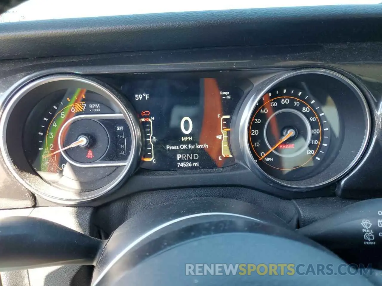 9 fotografías del automóvil dañado 1C4HJXDN2LW335759 JEEP WRANGLER 2020