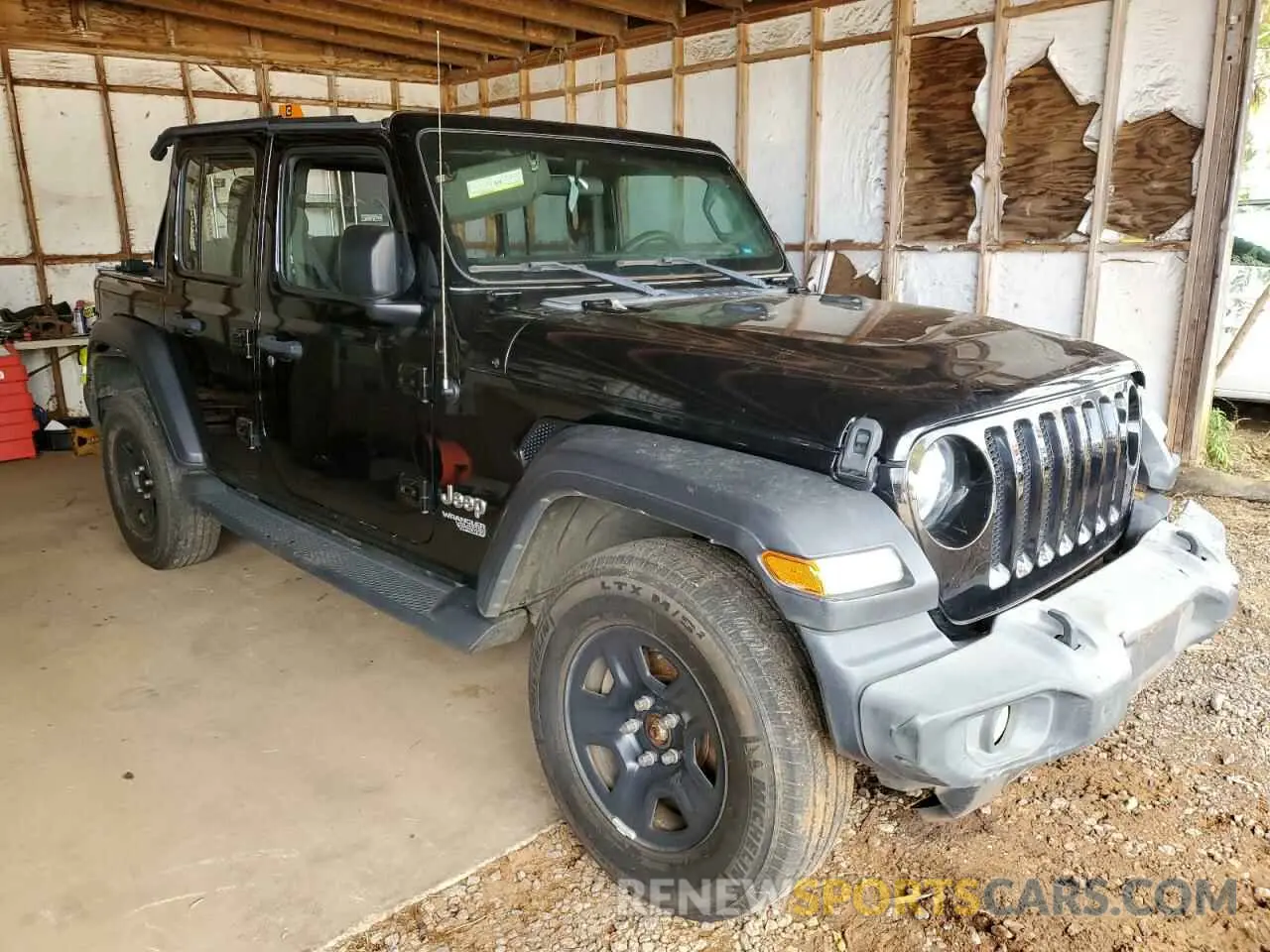 4 fotografías del automóvil dañado 1C4HJXDN2LW348317 JEEP WRANGLER 2020