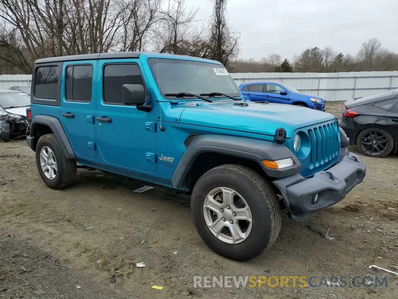 4 fotografías del automóvil dañado 1C4HJXDN4LW123686 JEEP WRANGLER 2020