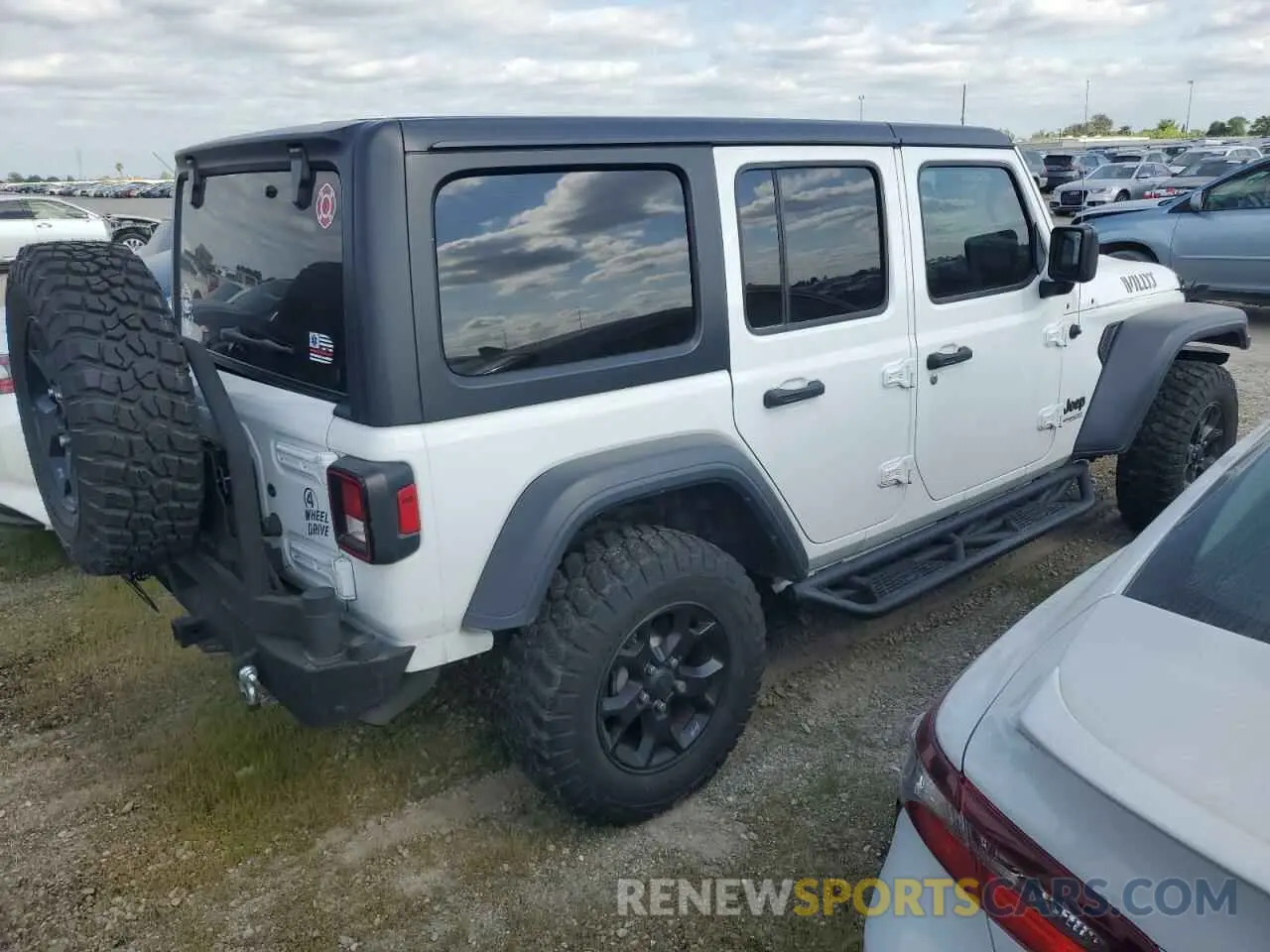 3 fotografías del automóvil dañado 1C4HJXDN4LW190062 JEEP WRANGLER 2020