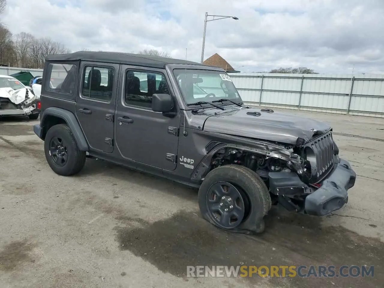 4 fotografías del automóvil dañado 1C4HJXDN5LW128315 JEEP WRANGLER 2020
