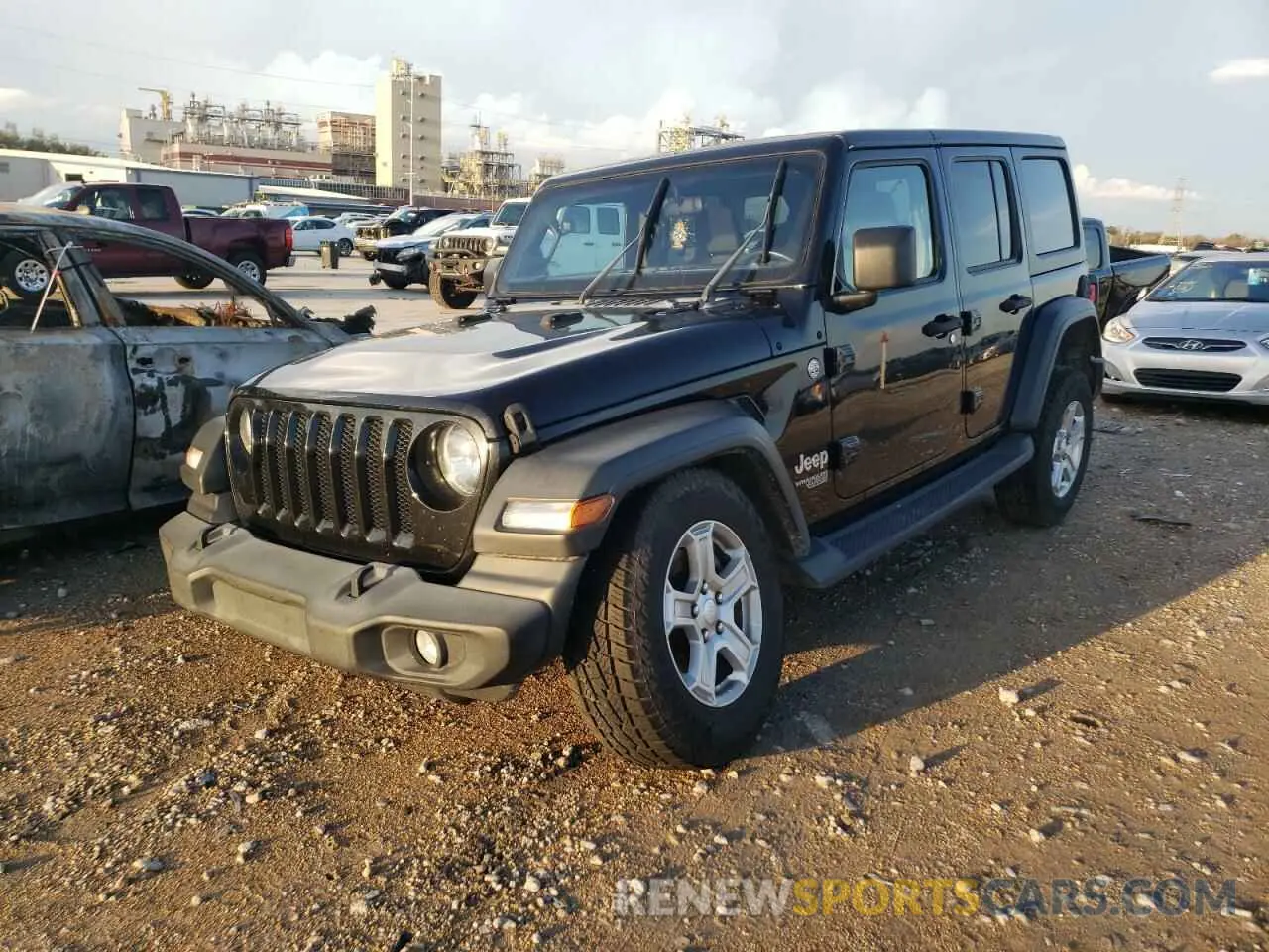 1 fotografías del automóvil dañado 1C4HJXDN5LW193598 JEEP WRANGLER 2020
