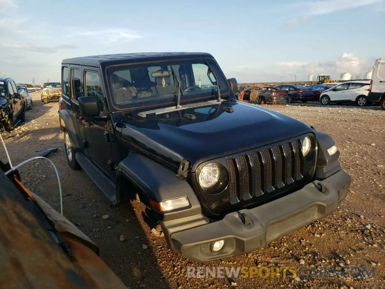 4 fotografías del automóvil dañado 1C4HJXDN5LW193598 JEEP WRANGLER 2020