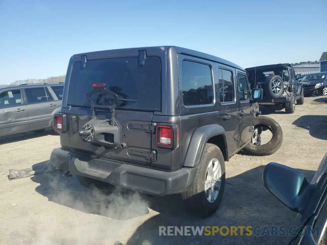 3 fotografías del automóvil dañado 1C4HJXDN5LW287982 JEEP WRANGLER 2020