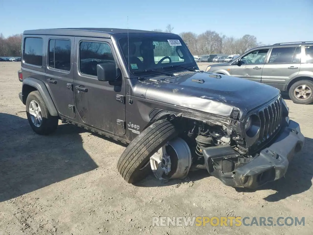 4 fotografías del automóvil dañado 1C4HJXDN5LW287982 JEEP WRANGLER 2020