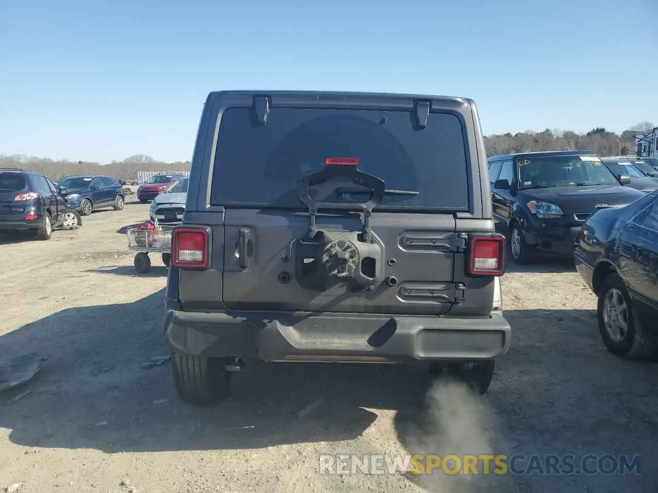 6 fotografías del automóvil dañado 1C4HJXDN5LW287982 JEEP WRANGLER 2020