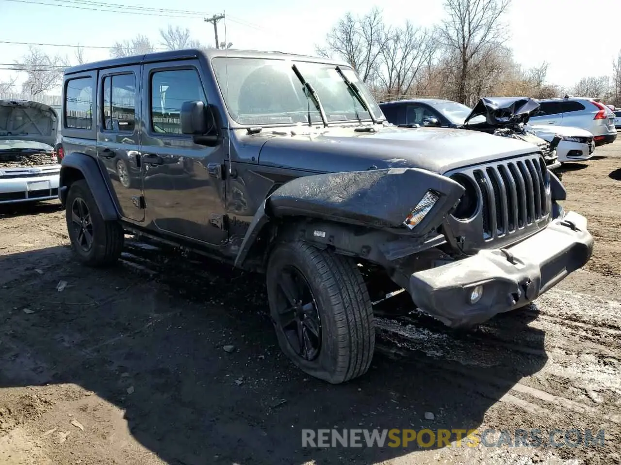 4 fotografías del automóvil dañado 1C4HJXDN6LW116397 JEEP WRANGLER 2020