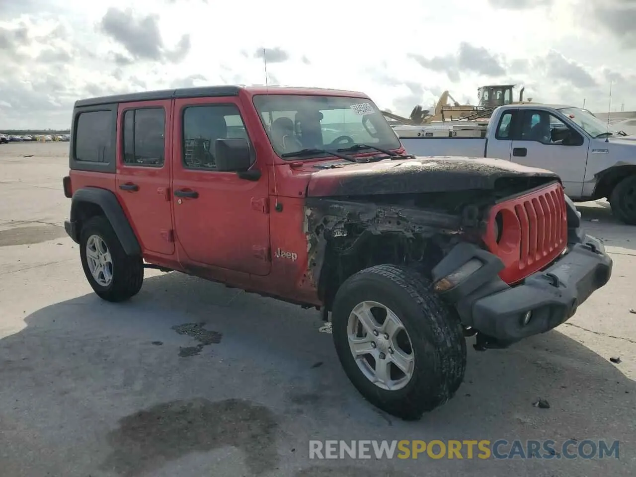 4 fotografías del automóvil dañado 1C4HJXDN7LW114089 JEEP WRANGLER 2020