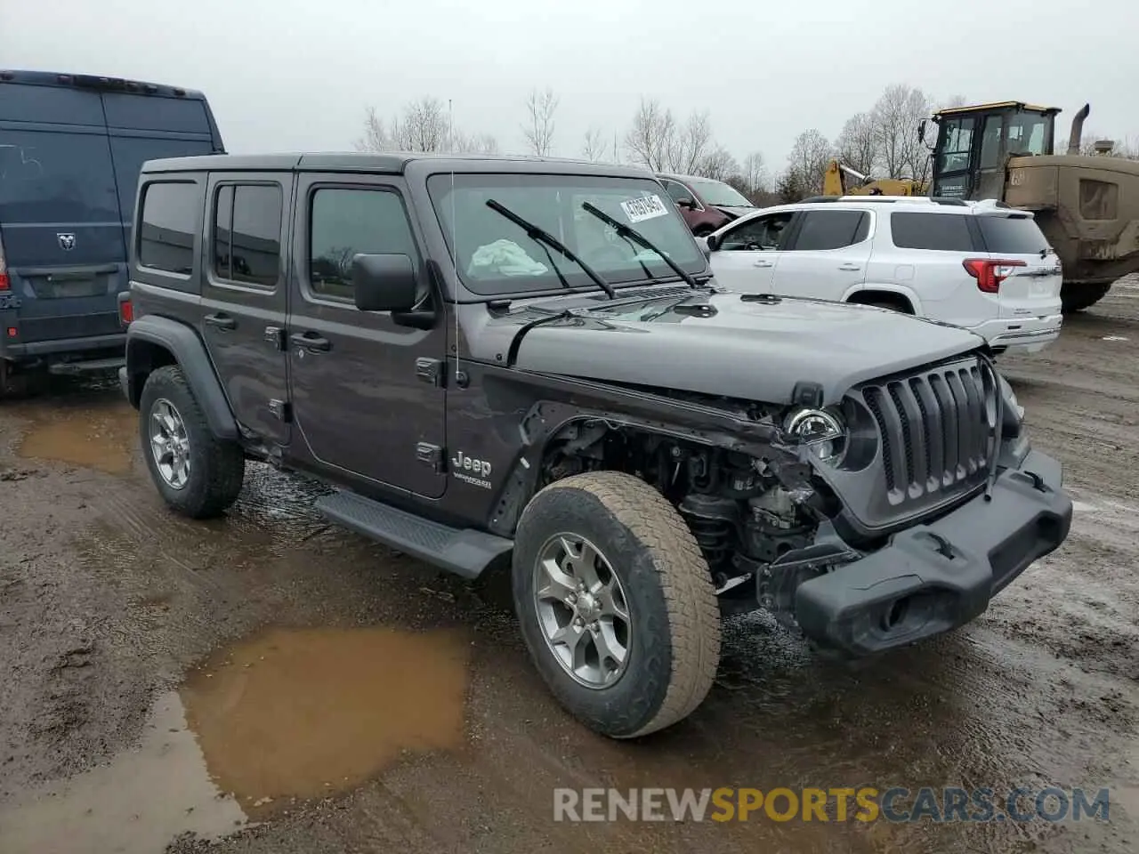 4 fotografías del automóvil dañado 1C4HJXDN7LW286915 JEEP WRANGLER 2020