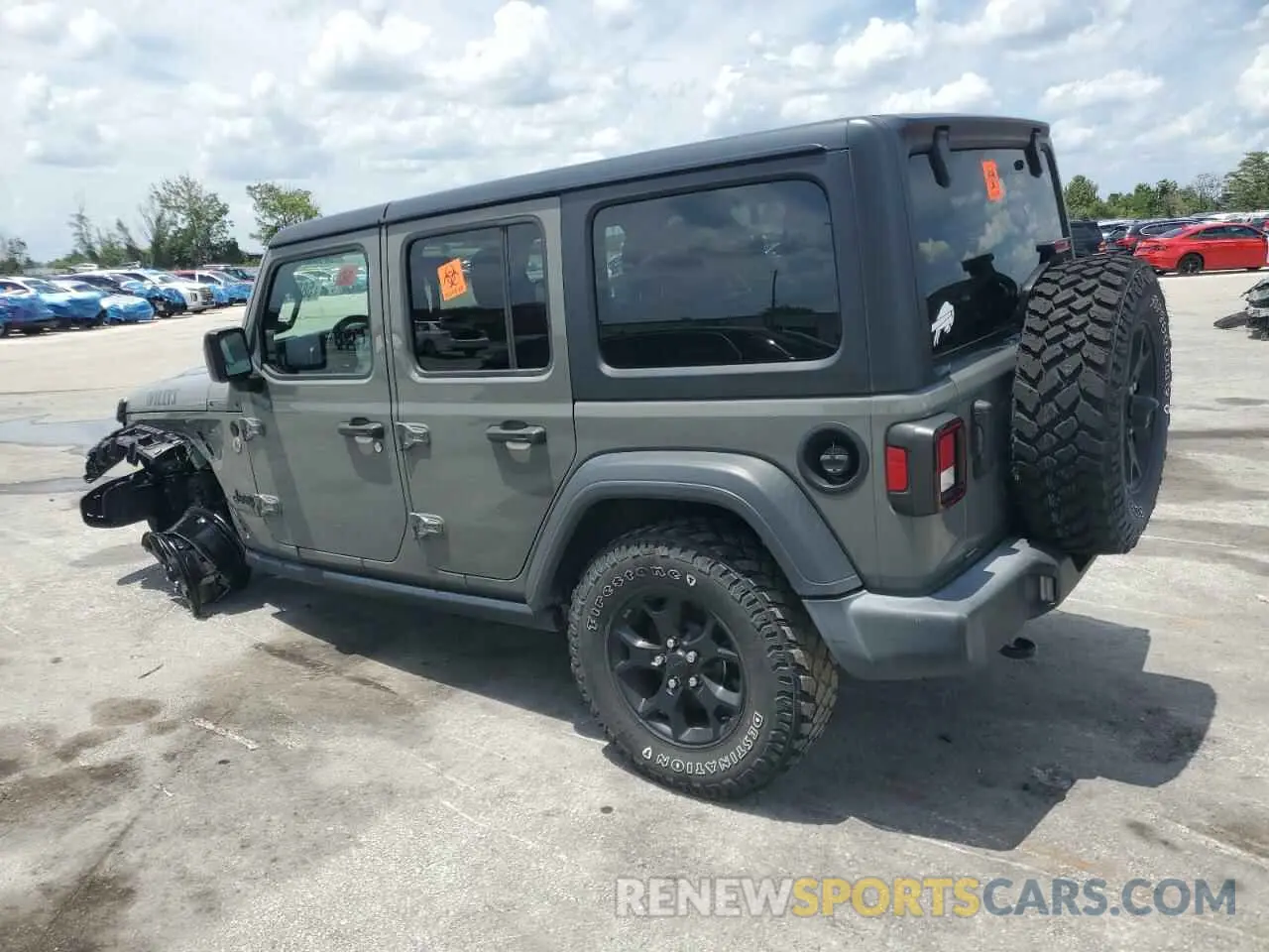 2 fotografías del automóvil dañado 1C4HJXDN7LW337975 JEEP WRANGLER 2020