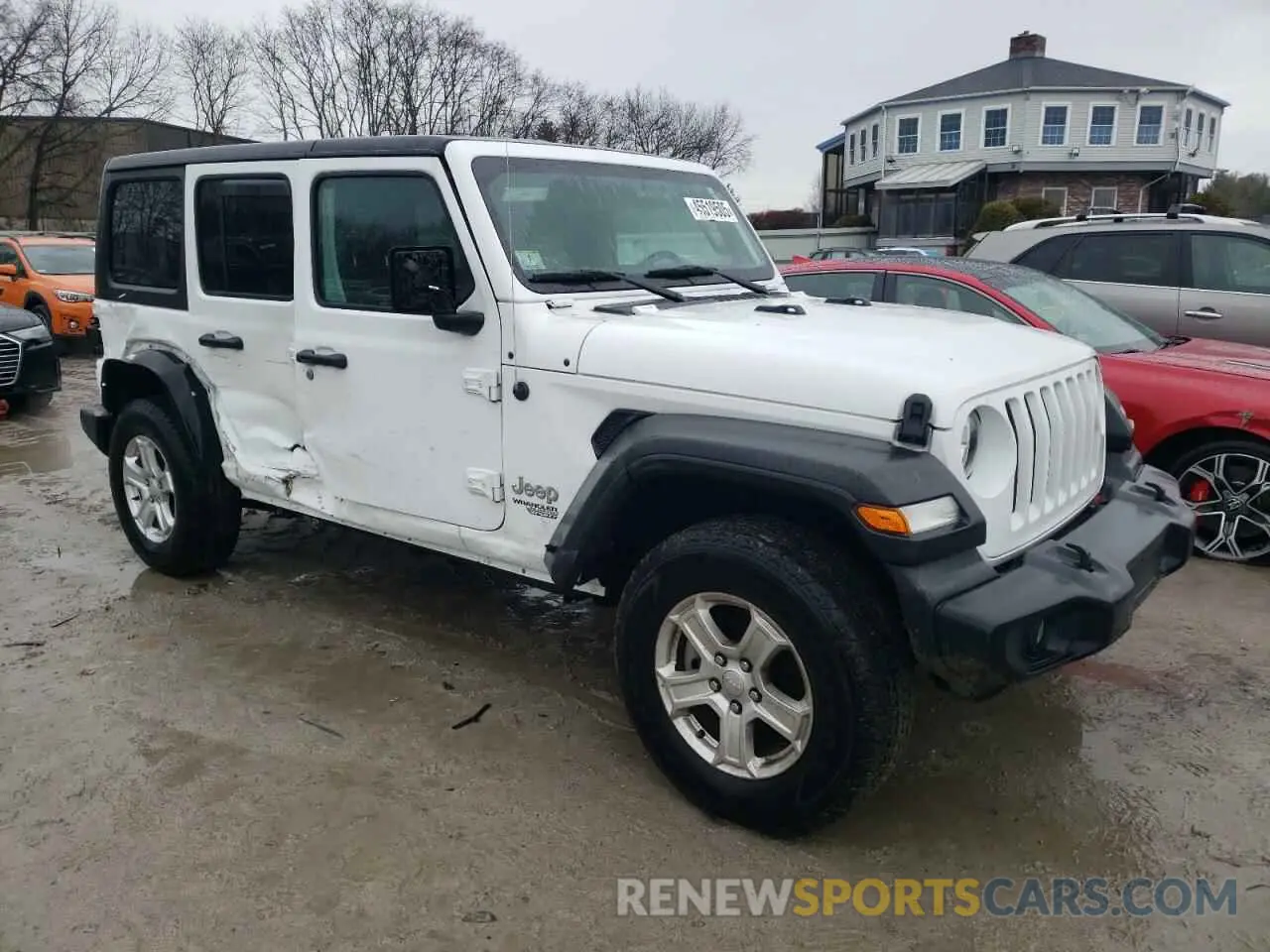 4 fotografías del automóvil dañado 1C4HJXDN9LW135929 JEEP WRANGLER 2020
