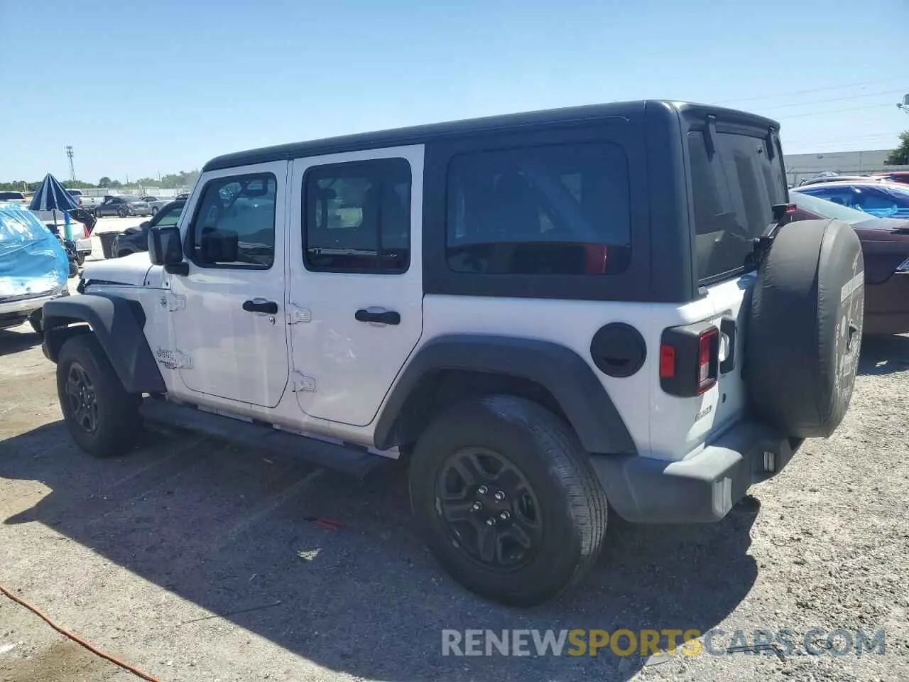 2 fotografías del automóvil dañado 1C4HJXDN9LW143514 JEEP WRANGLER 2020