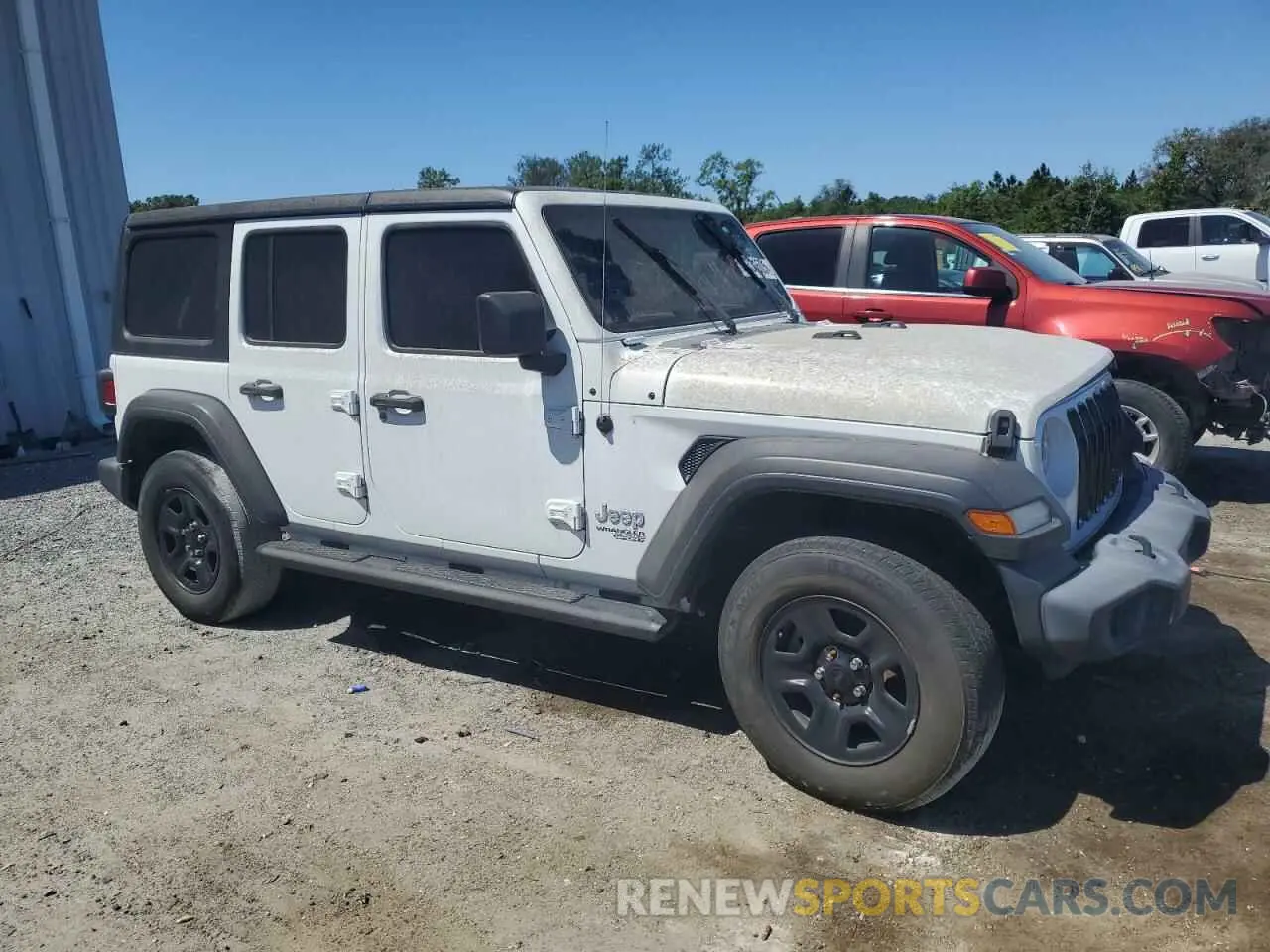 4 fotografías del automóvil dañado 1C4HJXDN9LW143514 JEEP WRANGLER 2020