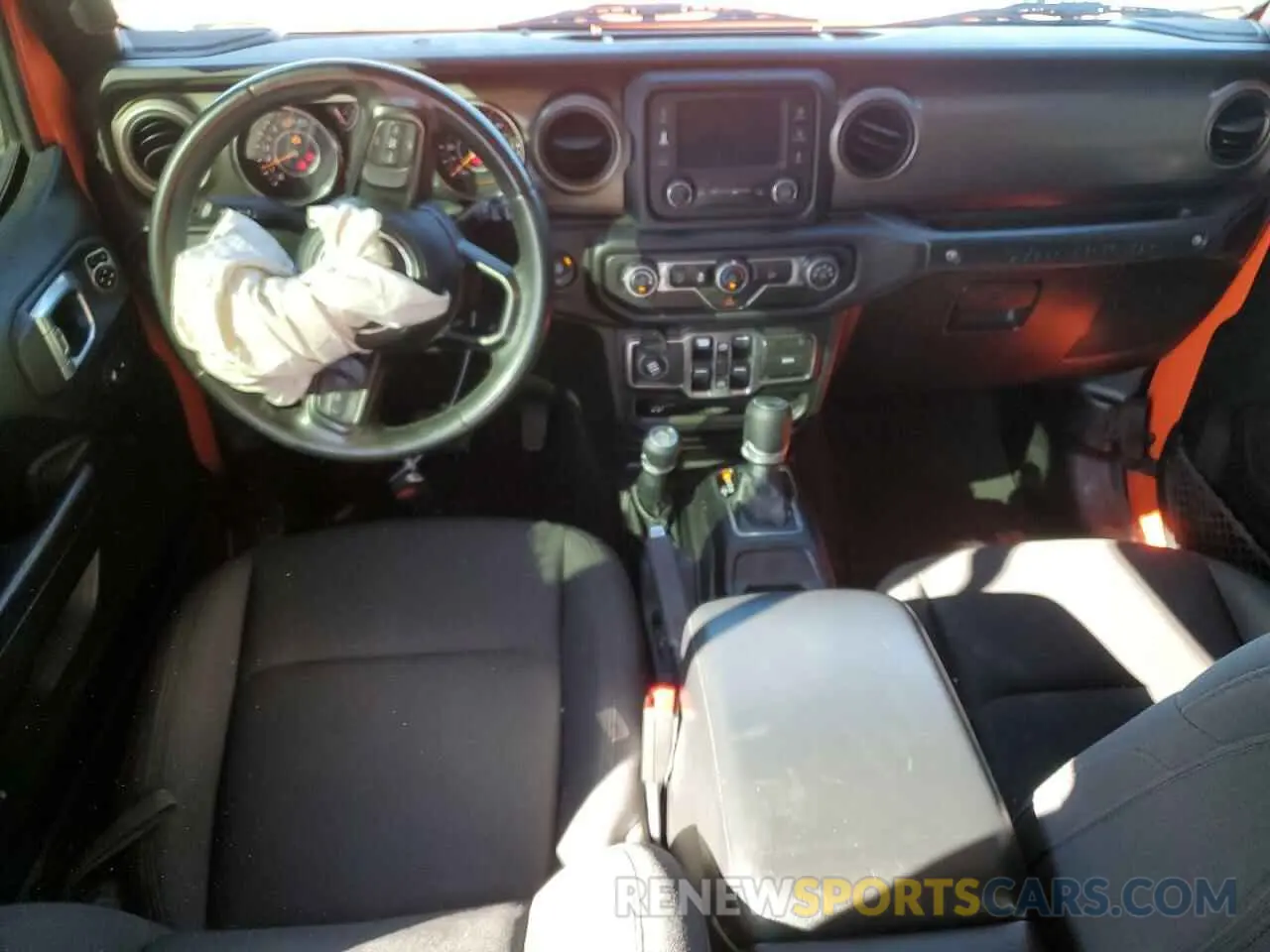 8 fotografías del automóvil dañado 1C4HJXDNXLW129489 JEEP WRANGLER 2020