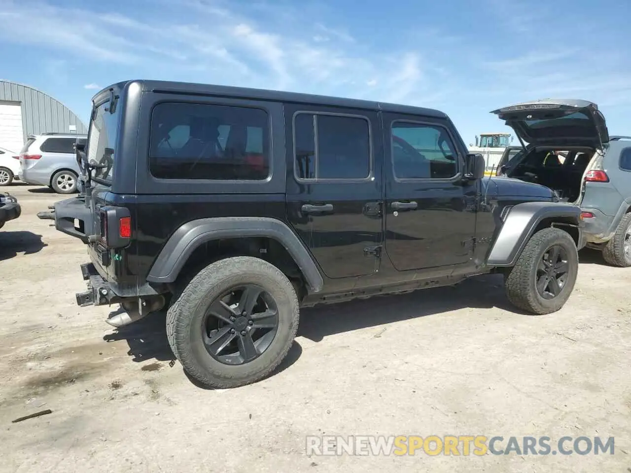 3 fotografías del automóvil dañado 1C4HJXDNXLW139536 JEEP WRANGLER 2020