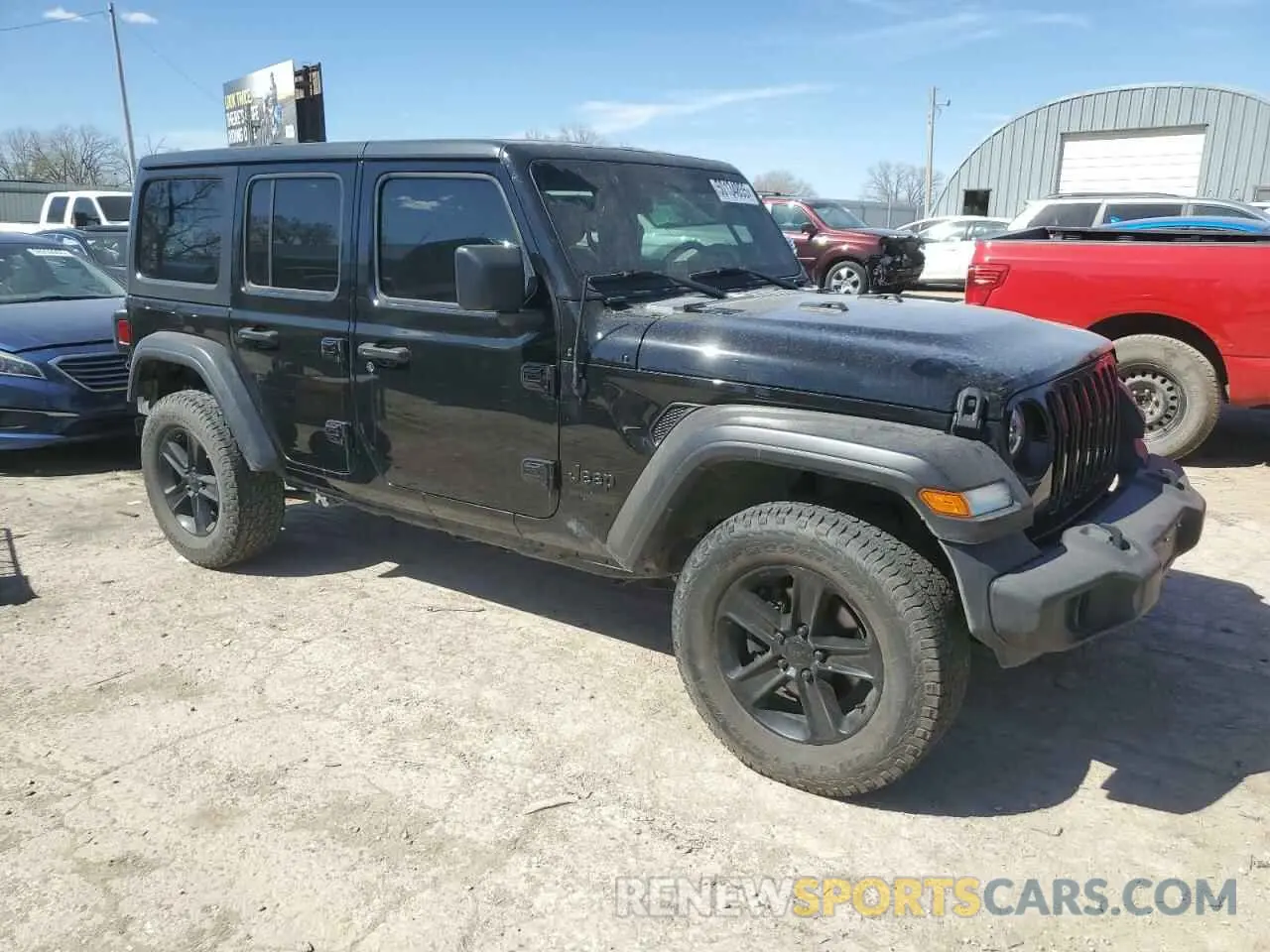 4 fotografías del automóvil dañado 1C4HJXDNXLW139536 JEEP WRANGLER 2020