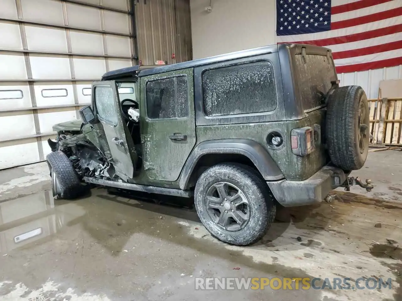 2 fotografías del automóvil dañado 1C4HJXDNXLW291607 JEEP WRANGLER 2020