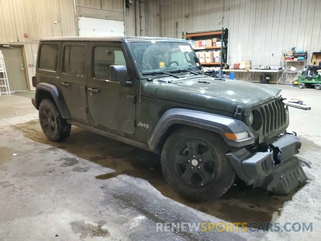 4 fotografías del automóvil dañado 1C4HJXDNXLW291607 JEEP WRANGLER 2020
