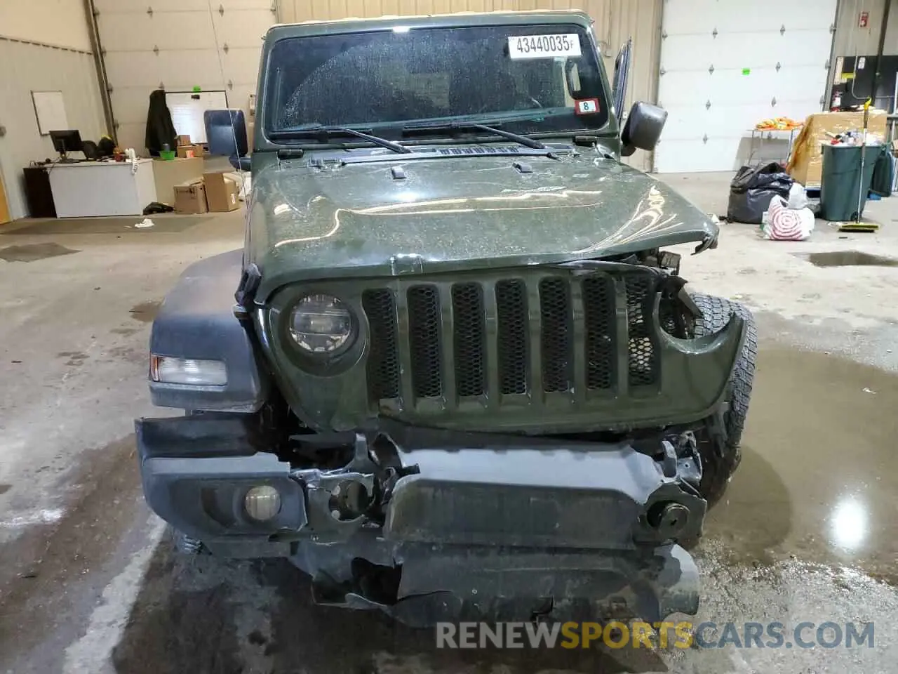 5 fotografías del automóvil dañado 1C4HJXDNXLW291607 JEEP WRANGLER 2020
