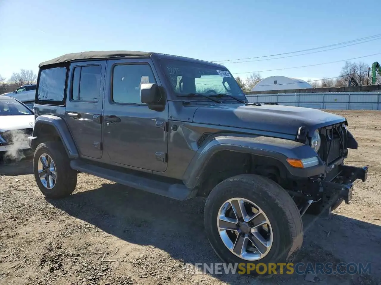 4 fotografías del automóvil dañado 1C4HJXEG1LW179665 JEEP WRANGLER 2020