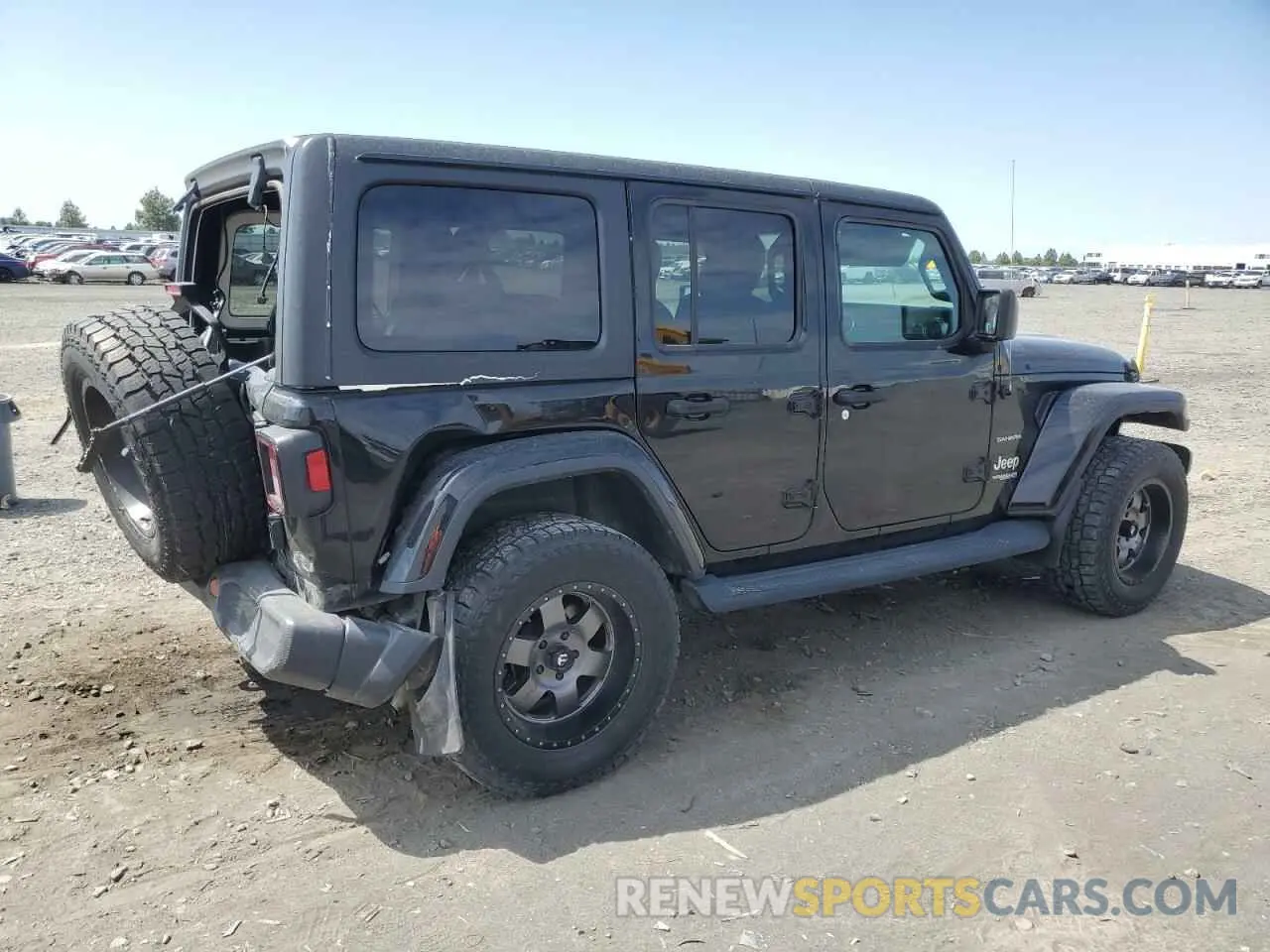 3 fotografías del automóvil dañado 1C4HJXEG3LW145470 JEEP WRANGLER 2020