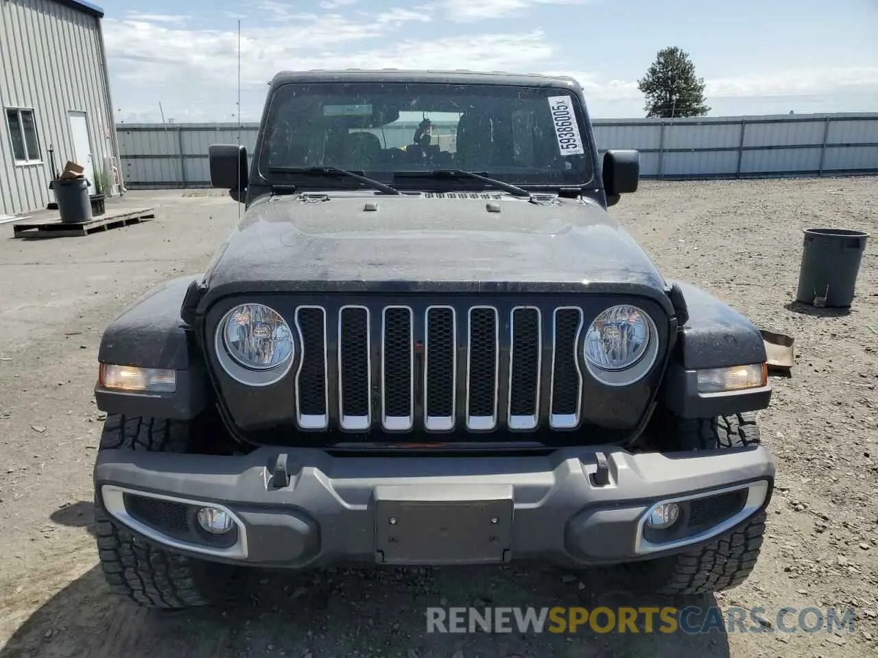 5 fotografías del automóvil dañado 1C4HJXEG3LW145470 JEEP WRANGLER 2020