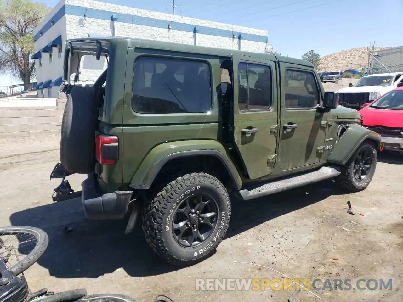 3 fotografías del automóvil dañado 1C4HJXEG9LW311913 JEEP WRANGLER 2020