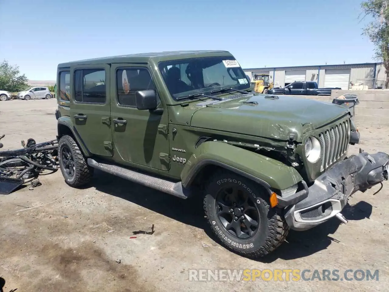 4 fotografías del automóvil dañado 1C4HJXEG9LW311913 JEEP WRANGLER 2020