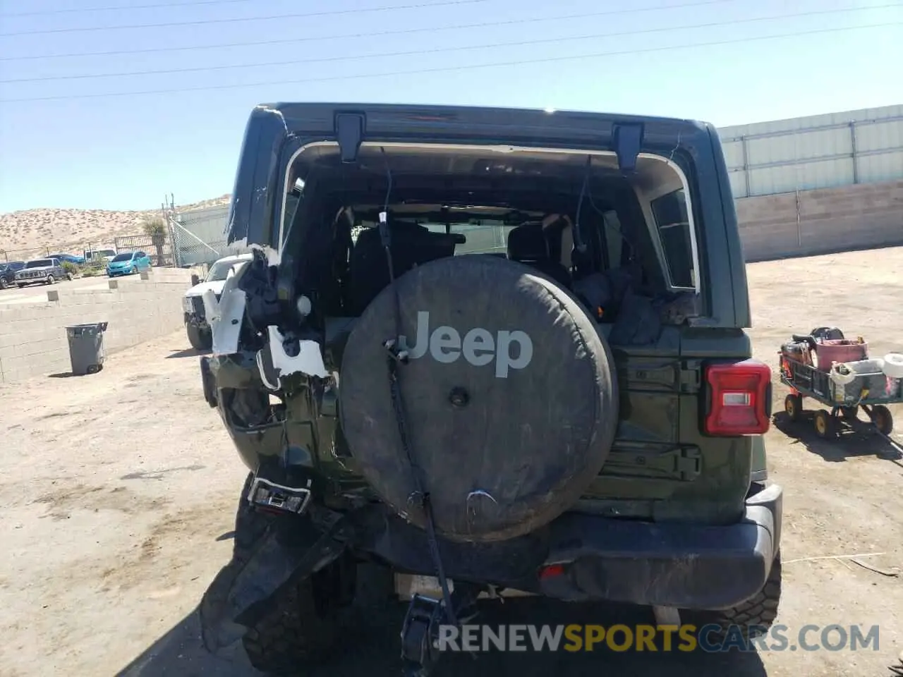 6 fotografías del automóvil dañado 1C4HJXEG9LW311913 JEEP WRANGLER 2020