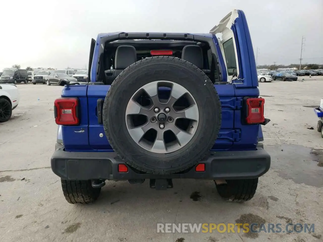 6 fotografías del automóvil dañado 1C4HJXEN0LW148812 JEEP WRANGLER 2020