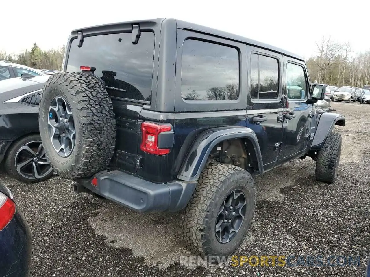 3 fotografías del automóvil dañado 1C4HJXEN0LW172222 JEEP WRANGLER 2020