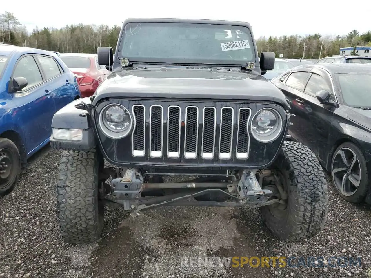 5 fotografías del automóvil dañado 1C4HJXEN0LW172222 JEEP WRANGLER 2020