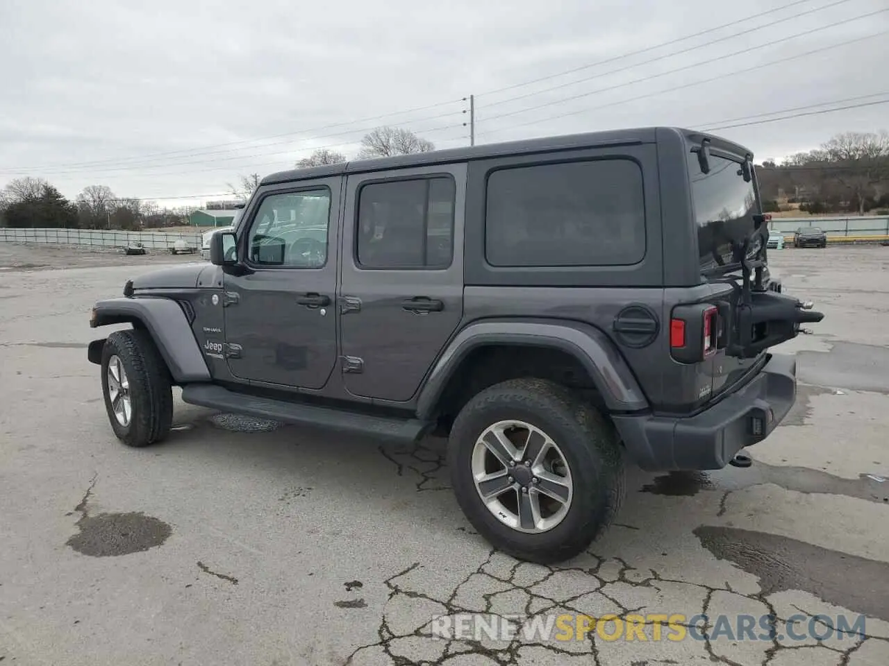 2 fotografías del automóvil dañado 1C4HJXEN1LW263757 JEEP WRANGLER 2020