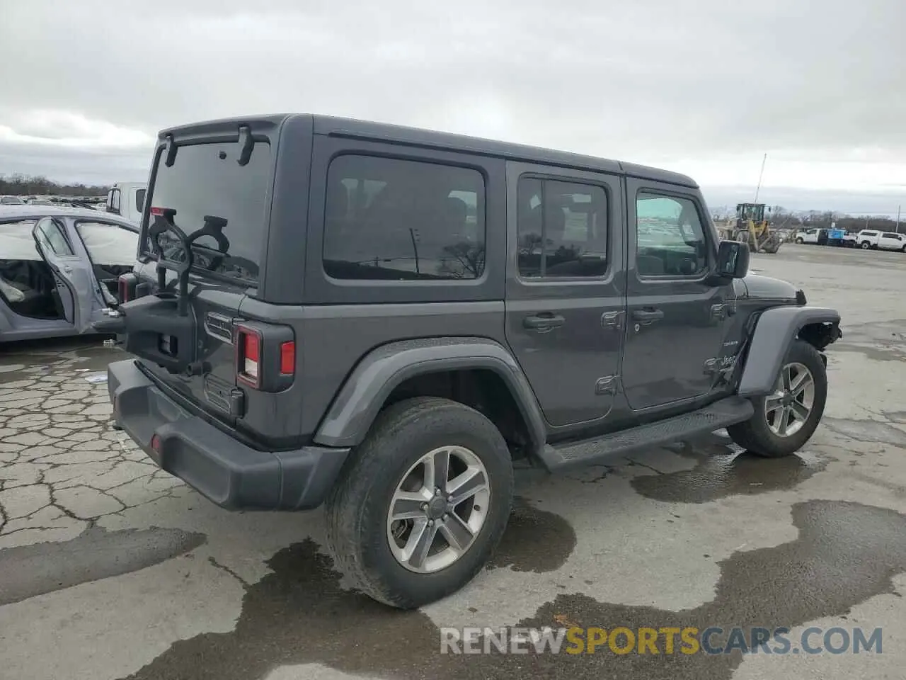3 fotografías del automóvil dañado 1C4HJXEN1LW263757 JEEP WRANGLER 2020