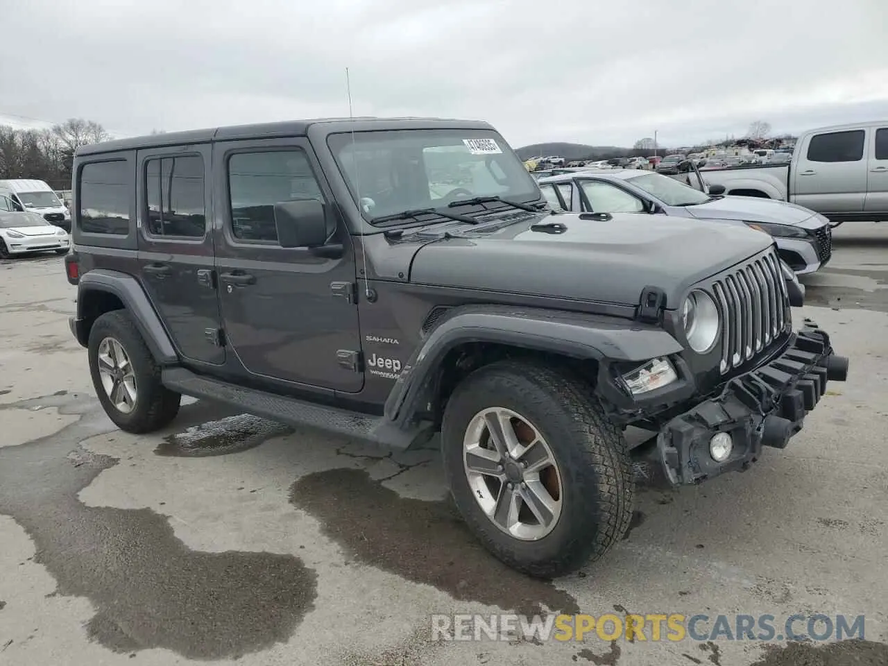 4 fotografías del automóvil dañado 1C4HJXEN1LW263757 JEEP WRANGLER 2020