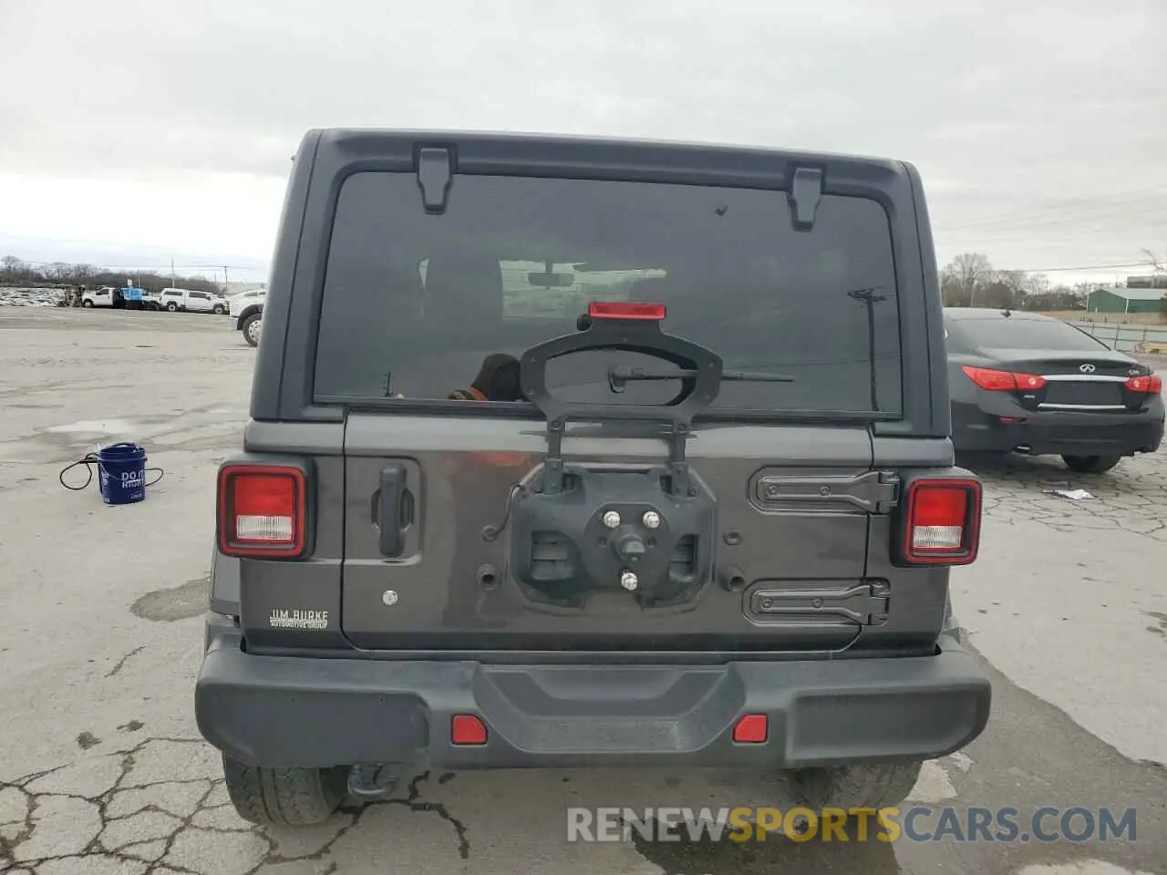 6 fotografías del automóvil dañado 1C4HJXEN1LW263757 JEEP WRANGLER 2020