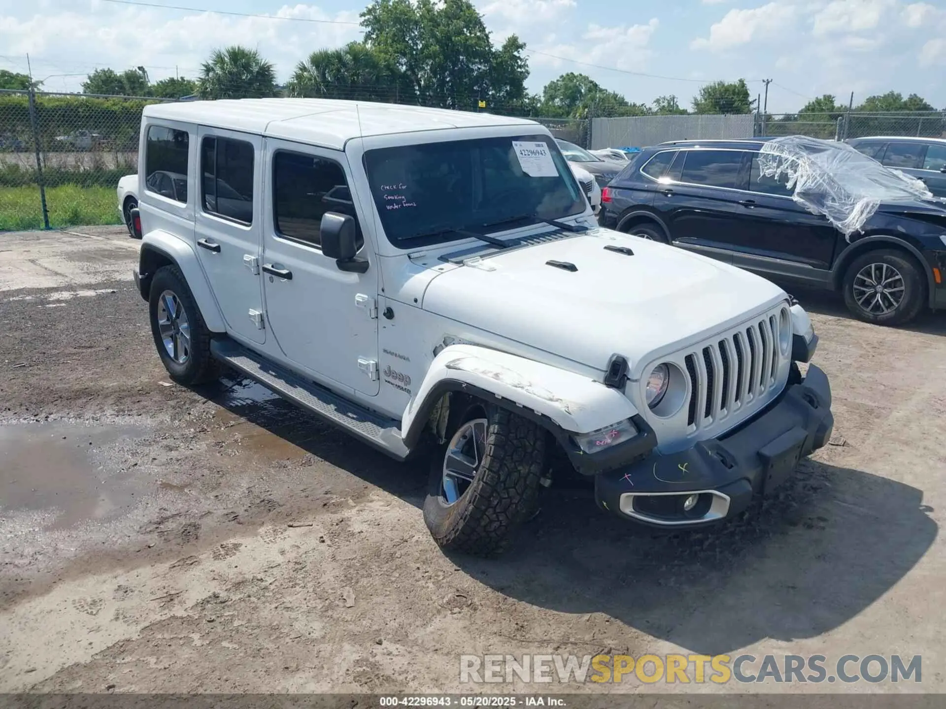 1 fotografías del automóvil dañado 1C4HJXEN2LW109428 JEEP WRANGLER 2020