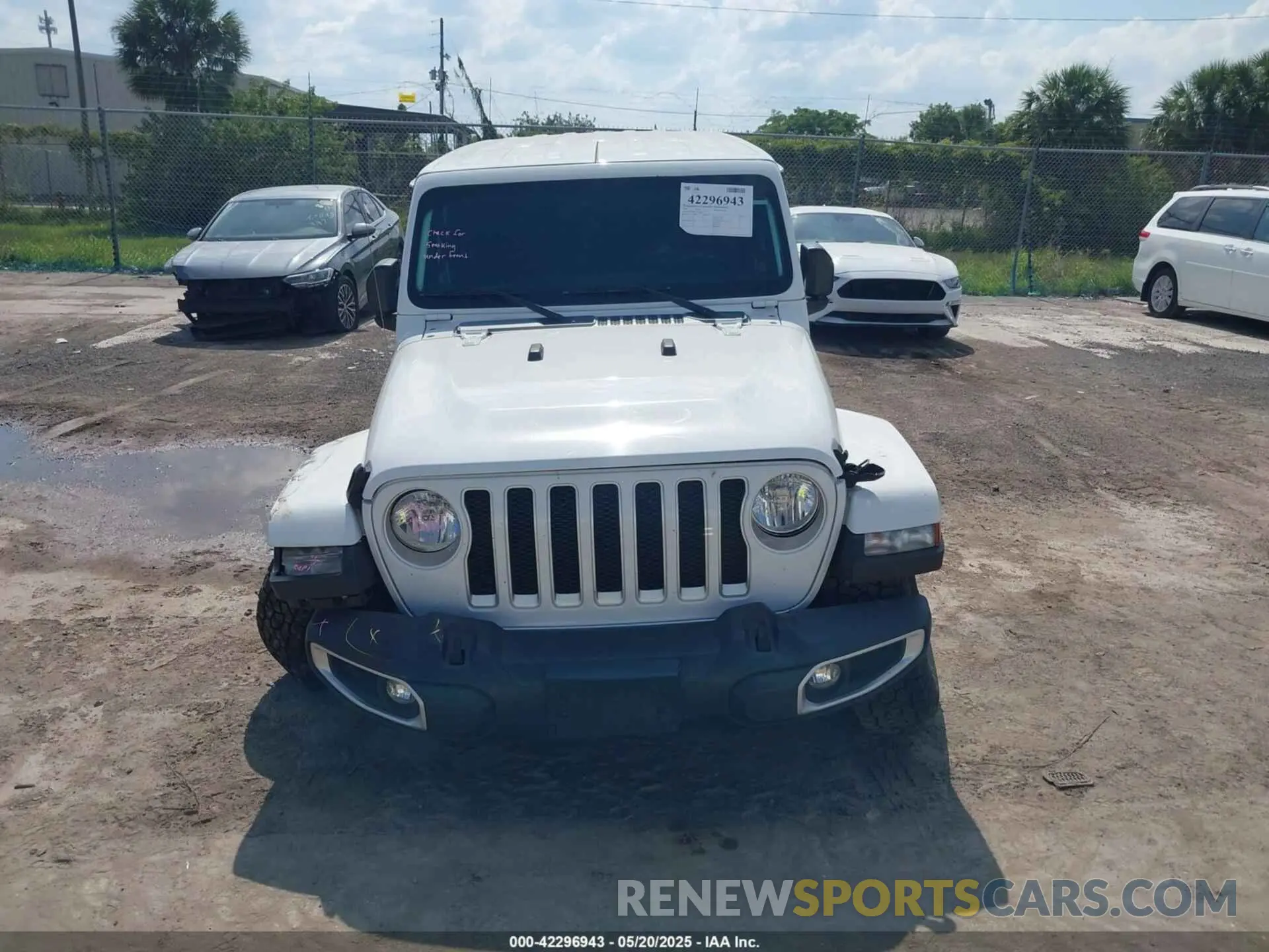 11 fotografías del automóvil dañado 1C4HJXEN2LW109428 JEEP WRANGLER 2020