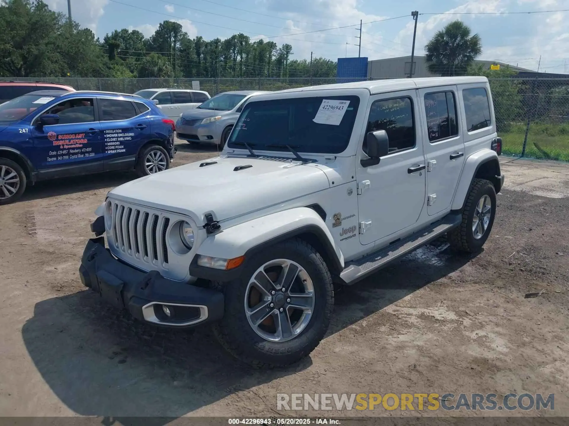 2 fotografías del automóvil dañado 1C4HJXEN2LW109428 JEEP WRANGLER 2020
