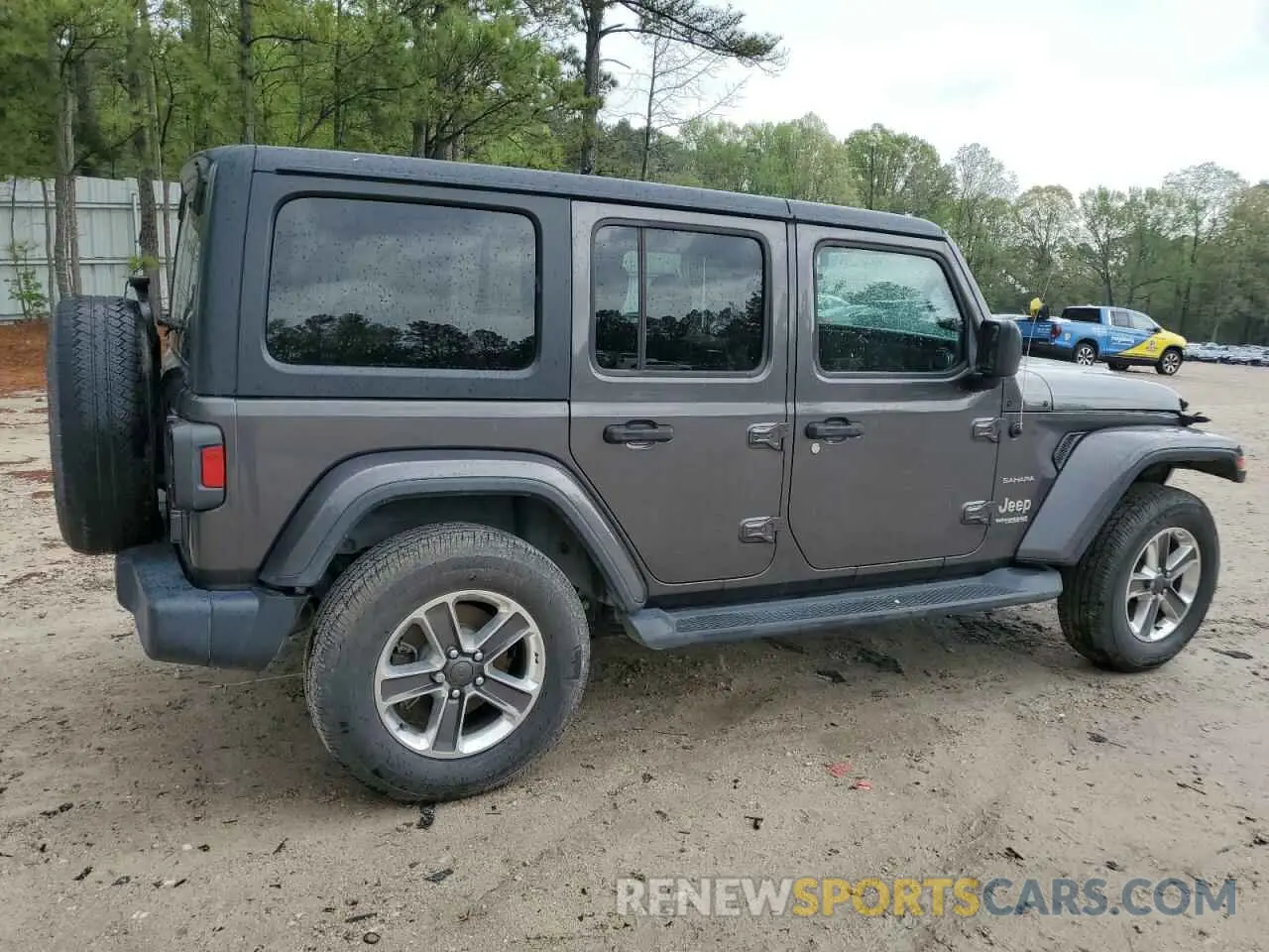 3 fotografías del automóvil dañado 1C4HJXEN2LW149623 JEEP WRANGLER 2020