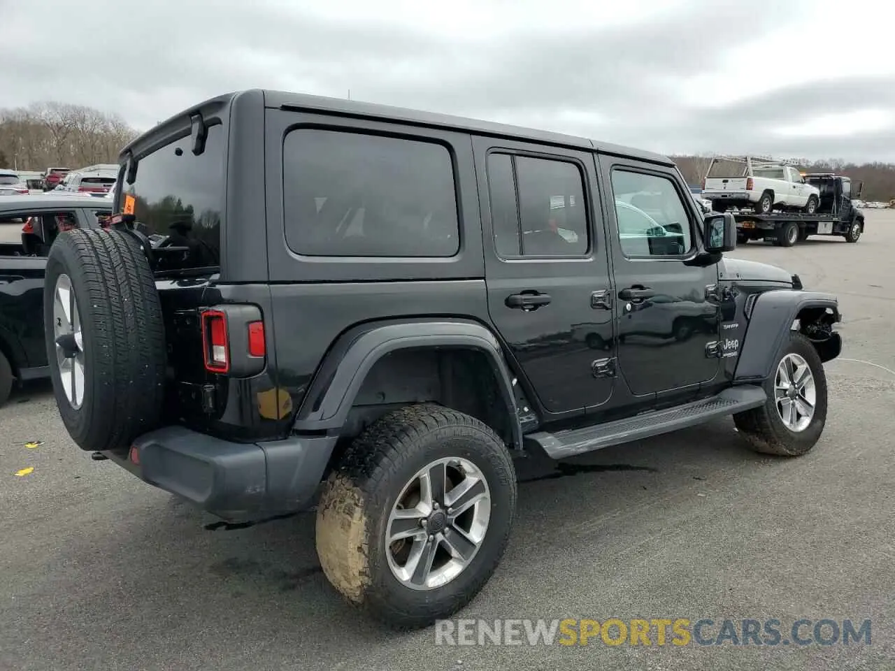 3 fotografías del automóvil dañado 1C4HJXEN2LW269616 JEEP WRANGLER 2020