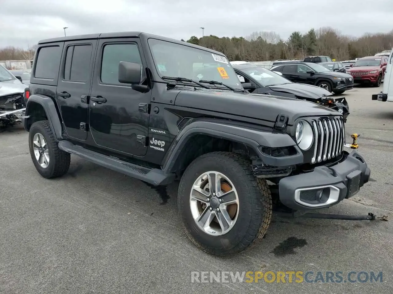 4 fotografías del automóvil dañado 1C4HJXEN2LW269616 JEEP WRANGLER 2020