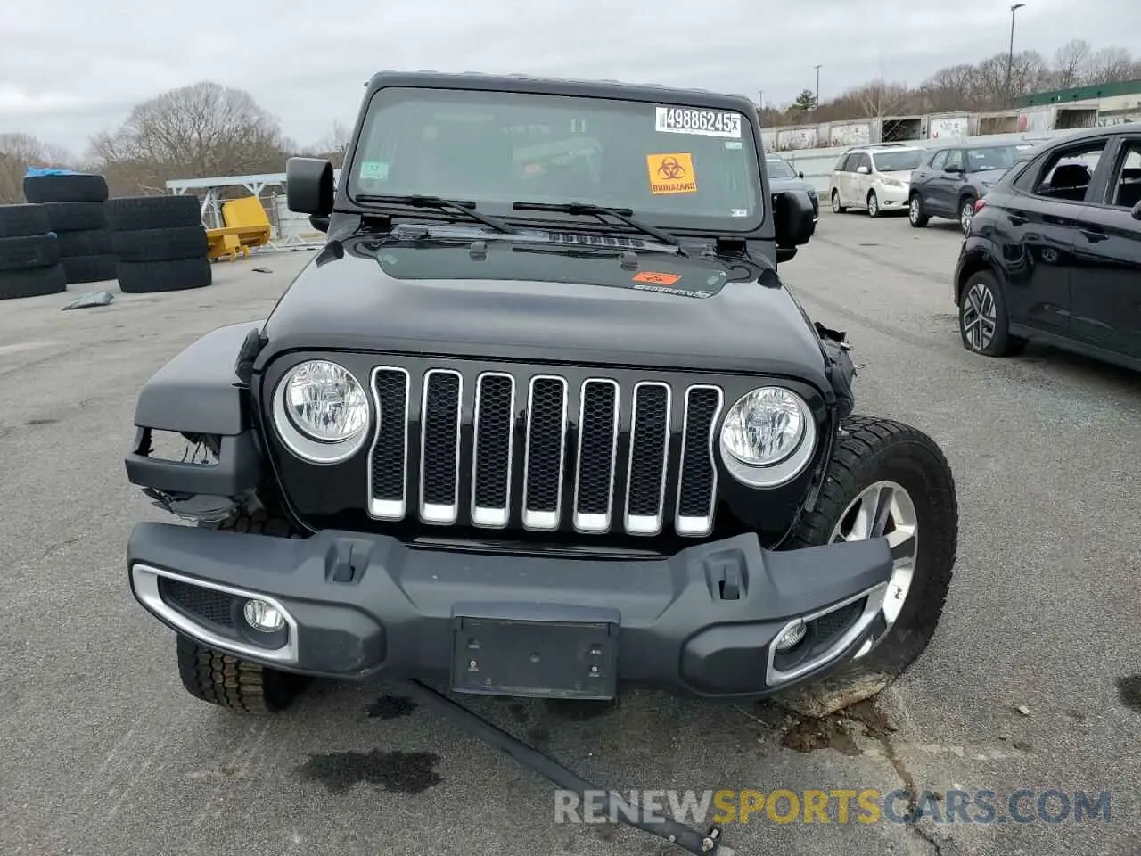 5 fotografías del automóvil dañado 1C4HJXEN2LW269616 JEEP WRANGLER 2020