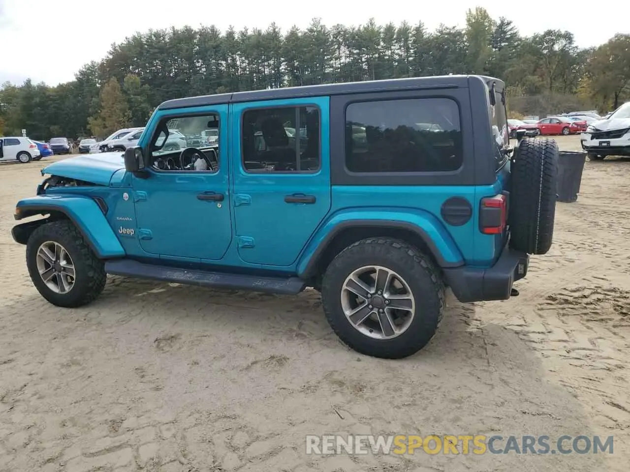 2 fotografías del automóvil dañado 1C4HJXEN5LW107415 JEEP WRANGLER 2020