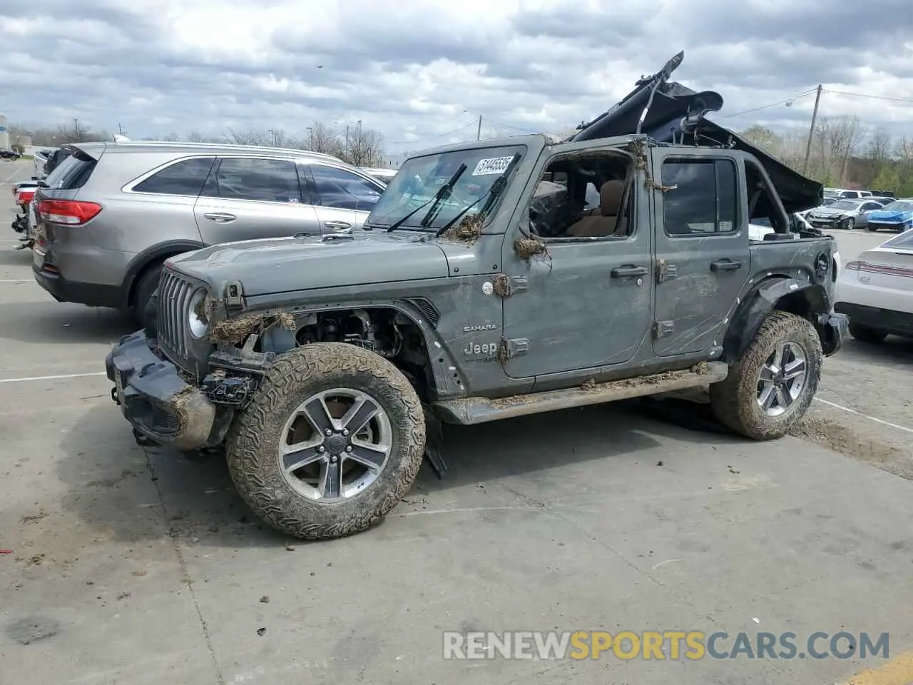 1 fotografías del automóvil dañado 1C4HJXEN7LW278585 JEEP WRANGLER 2020